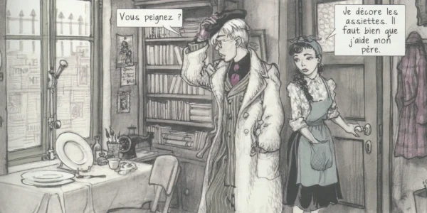 Ausschnitt aus dem Comic »La neige était sale«