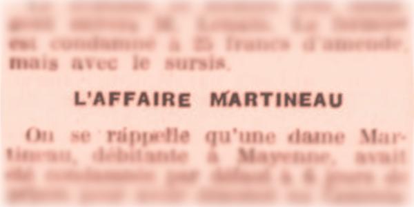 Die Affäre Martineau