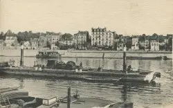 Blick auf den Quai des Carrières in Charenton 